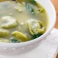 Tortellini in Brodo with Spinach